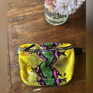 Brand new Clare V Snakeskin patter Fanny